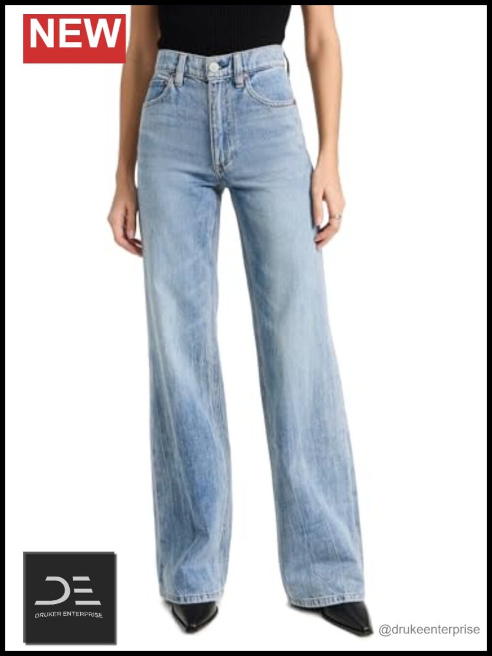 Weezy Full Length High Rise Straight Leg Jeans by alice + olivia